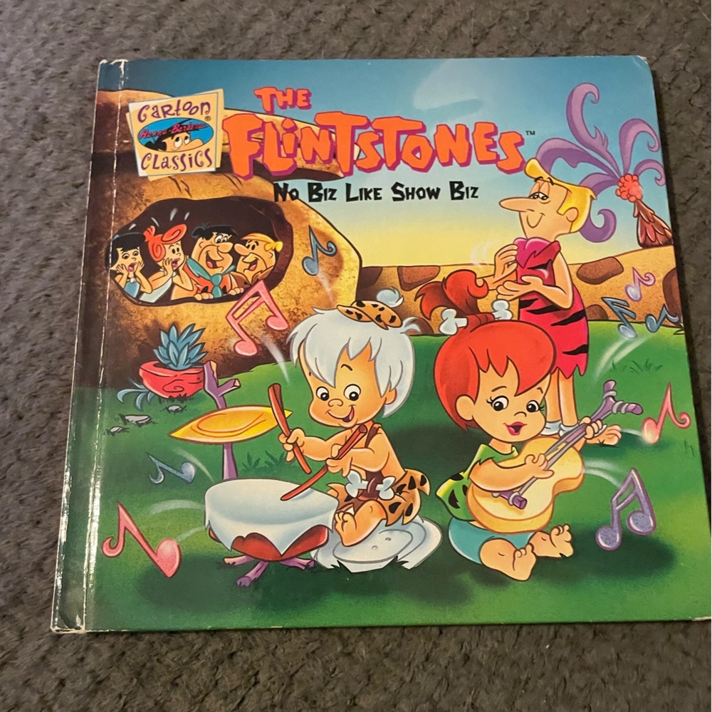The Flintstones No Biz Like Show Biz Kids Book VTG